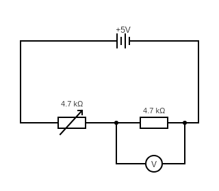 A simple potential divider