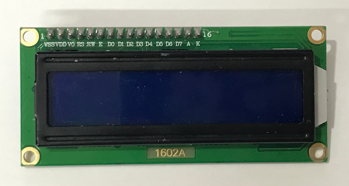 Character LCD display