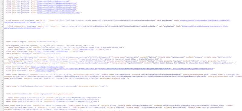 HTML page source can be messy