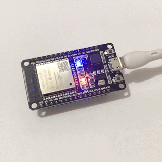 Flashing the on-board LED