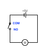 Connect the fan and the battery to the relay