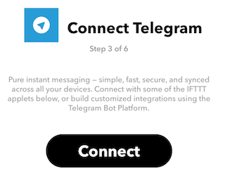 Ifttt telegram как пользоваться