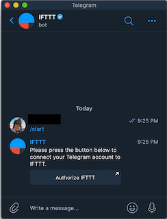 Ifttt telegram как пользоваться